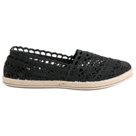 Sweet Shoes Lacy -mustat espadrillit