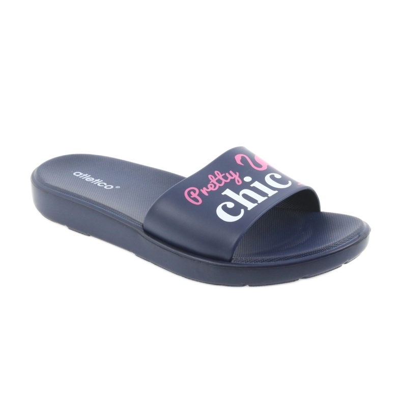 Naisten Flamingos Atletico -tossut valkoinen vaaleanpunainen laivastonsininen