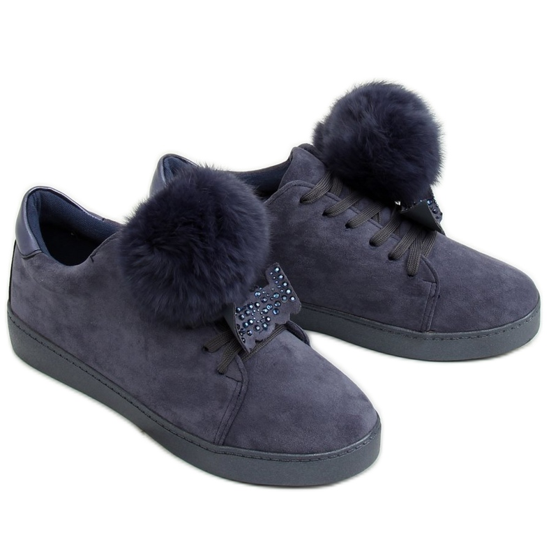 Naisten tummansiniset lenkkarit 68-95 Sininen laivastonsininen