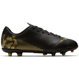 Nike Mercurial Vapor 12 Club Mg Jr AH7350-077 jalkapallokengät monivärinen musta