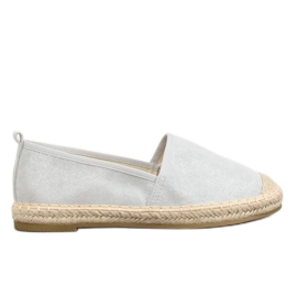 Harmaat espadrillit naisille A615-ESP-1 Harmaa