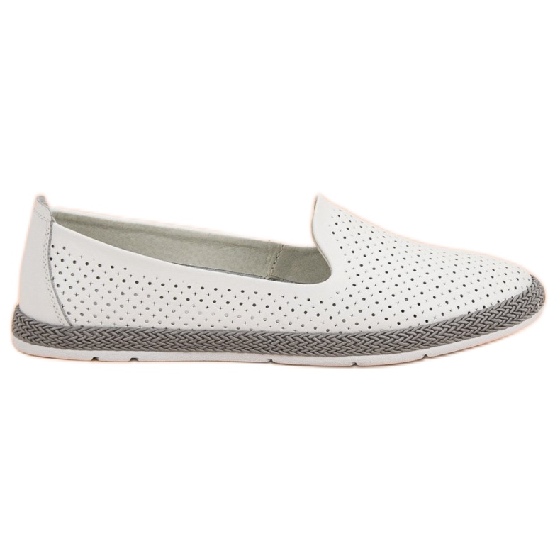 Filippo Nahkaiset avoimet herrat valkoinen