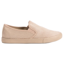 Suede Slip On Lenkkarit ruskea