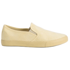 Suede Slip On Lenkkarit keltainen Suede Slip On Lenkkarit keltainen