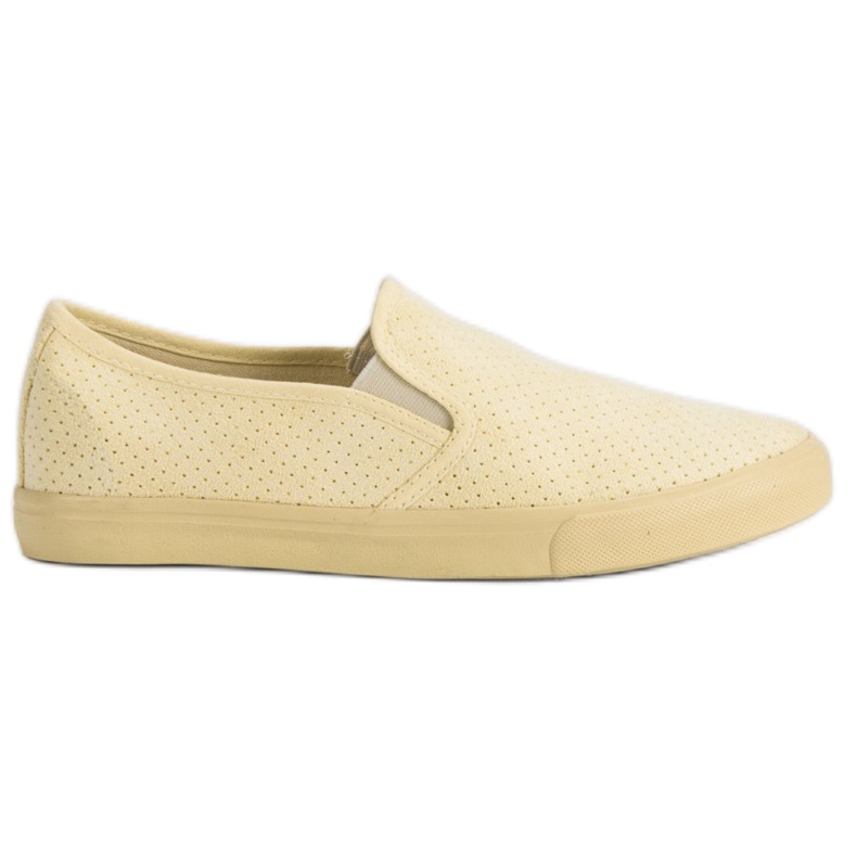 Suede Slip On Lenkkarit keltainen