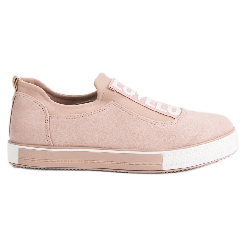 Ideal Shoes Lovelo Slip-On lenkkarit ruskea