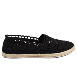 Mustat pitsi -espadrillit JX1020 Musta