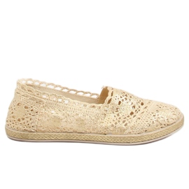 Kultaiset pitsi -espadrillit JX1020 Gold kultainen