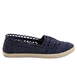 Tummansiniset pitsiespadrillit JX1020 Navy tummansininen
