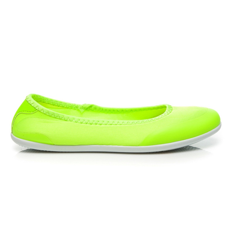 Renda Urheilulliset Slip-On Ballerinat keltainen