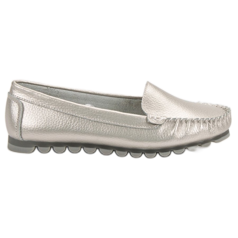 Filippo Hopea nahkainen Loafers harmaa