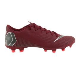 Nike Mercurial Vapor 12 Academy FG M AH7375-606 jalkapallokengät klaretti punainen