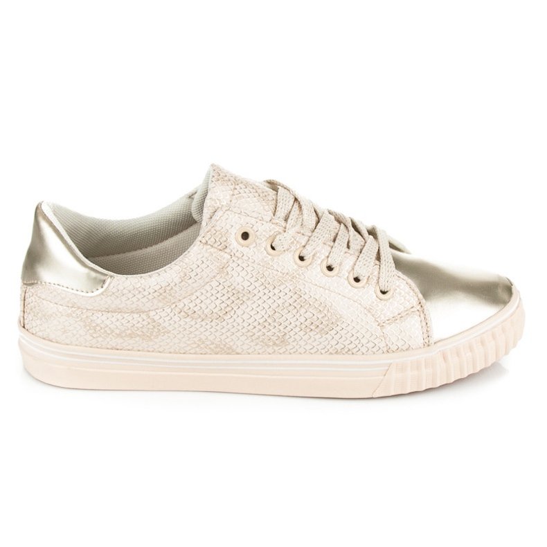 Lenkkarit kiiltävillä varpailla ruskea