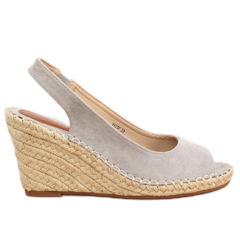 Harmaat espadrillot kiilassa YY29P Harmaa