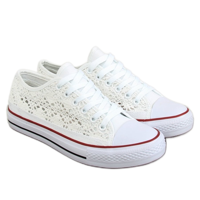 Valkoiset pitsikengät NB282P Valkoinen