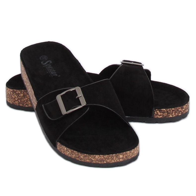 Musta mokka CK61P Mustat tossut