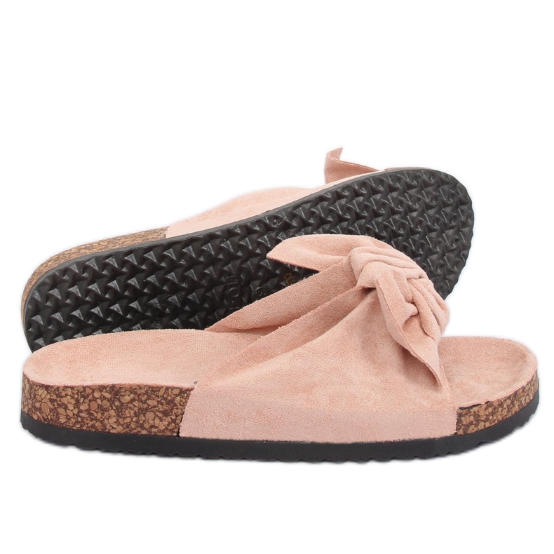 Vaaleanpunainen CK02P Vaaleanpunaiset mokkanahkatossut