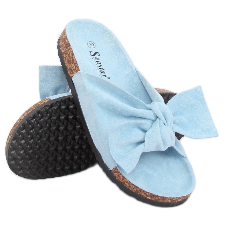 Siniset mokkanahkatossut CK02P LT.BLUE sininen