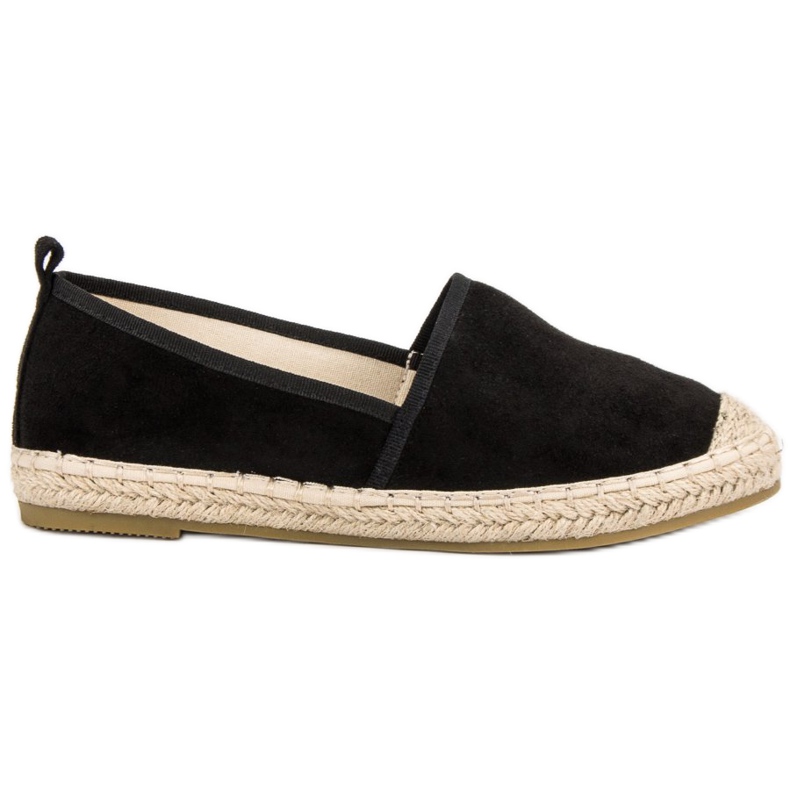 Bestelle Suede Espadrilles musta