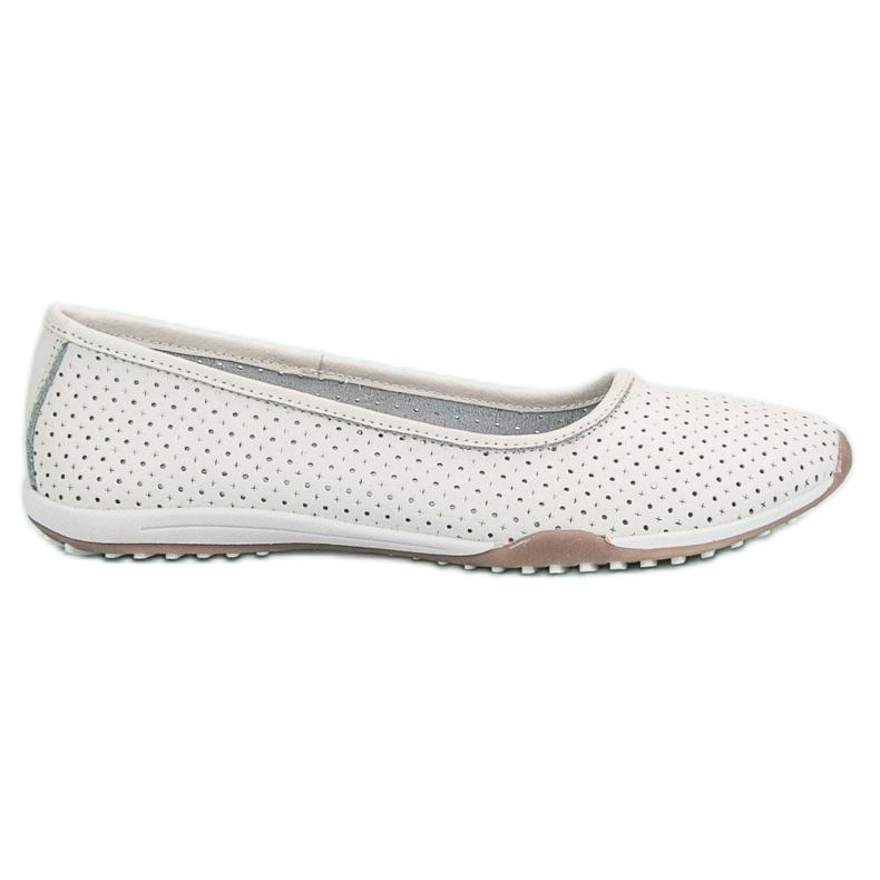 Filippo Avoimet nahkabaleriinit valkoinen