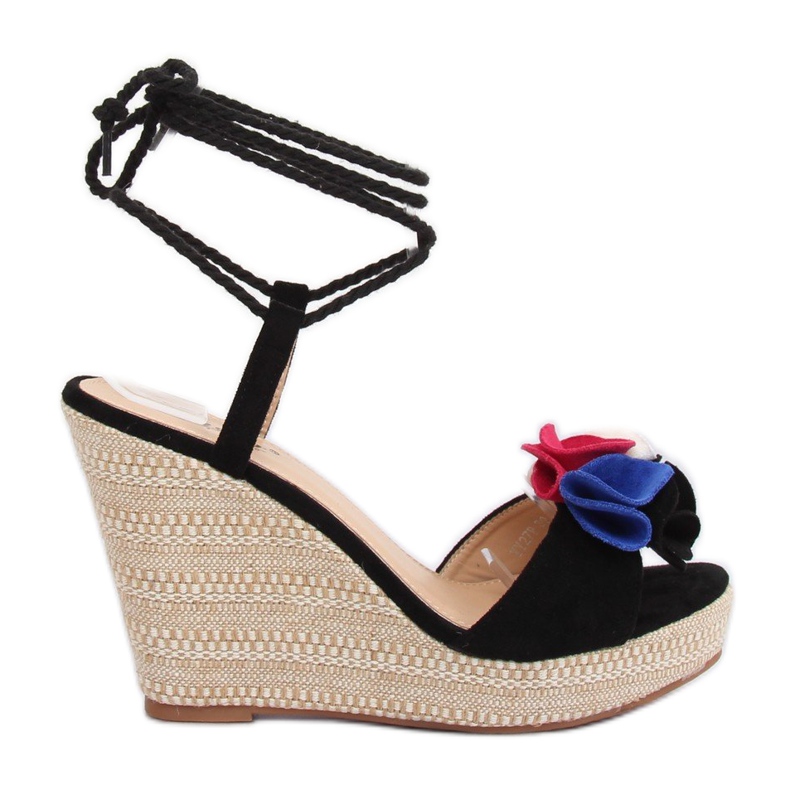 Musta sandaalit kiilat YY27P Musta