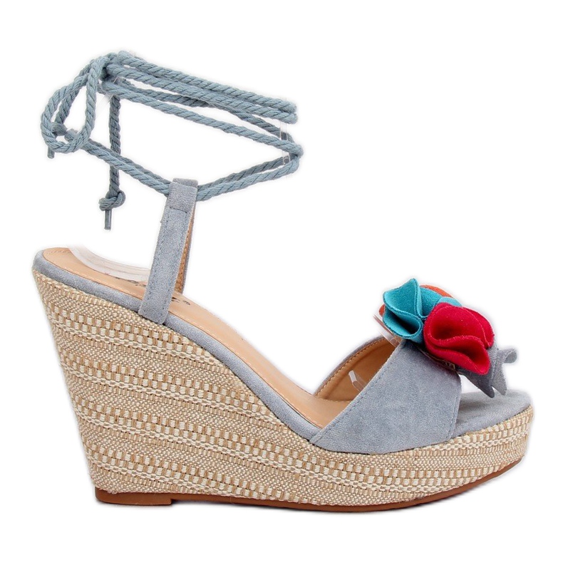 Sininen YY27P Sininen kiilamainen sandaalit