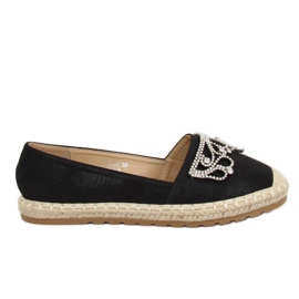 Mustat espadrillit kruunulla H-6558 musta
