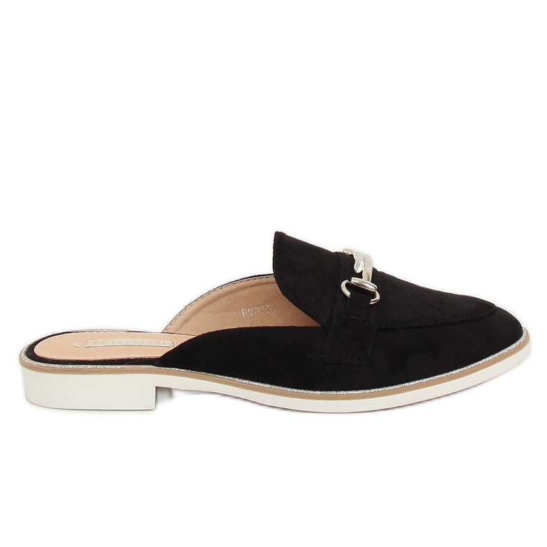 Musta F9375 Mustat mokkasiinitossut