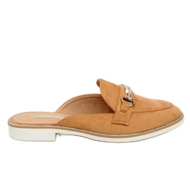 Camel F9375 Camel loafers tossut ruskea