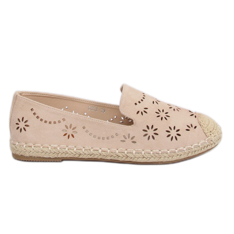 Beige, avoimet espadrillit 9023 Beige