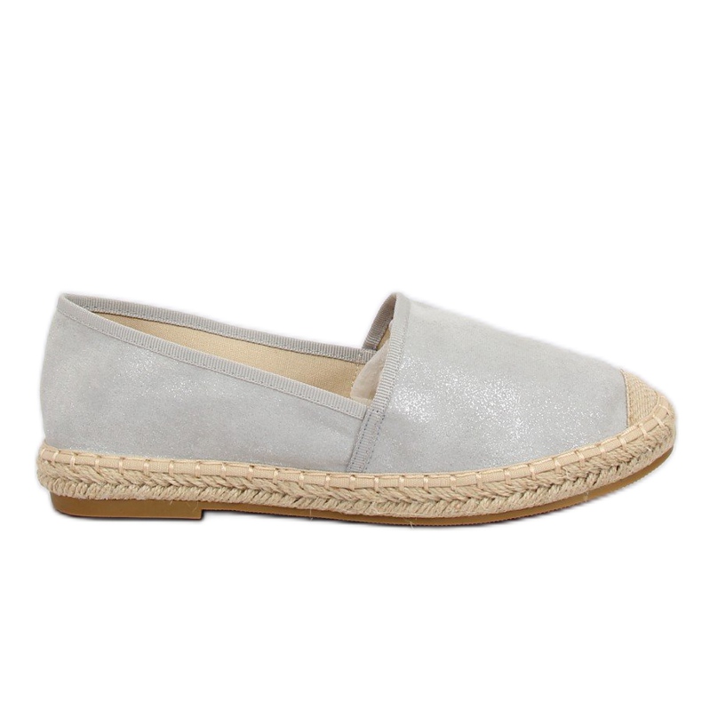 Harmaat espadrillit naisille 665-3 Harmaa