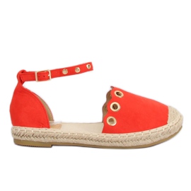 Espadrillot, joissa punainen LX170 punainen hihna
