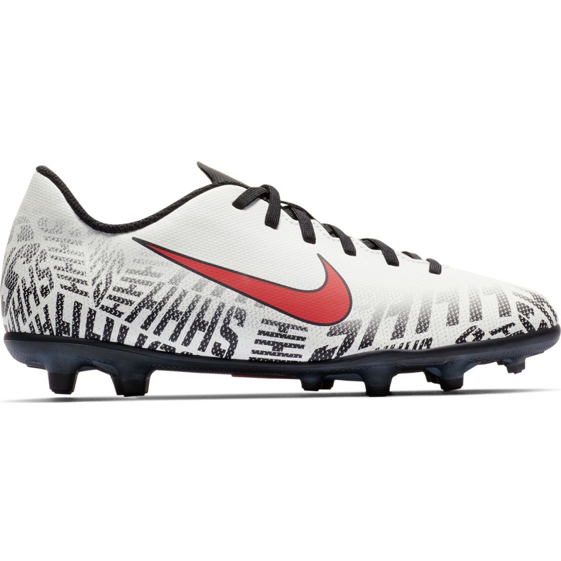 Mercurial Nike Neymar Vapor 12 Club Fg Jr AV4762-170 jalkapallokengät monivärinen valkoinen