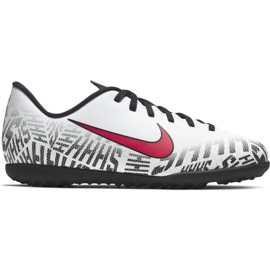 Nike Mercurial Neymar Vapor 12 Club Tf Jr AV4764-170 jalkapallokengät valkoinen valkoinen