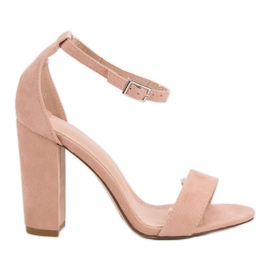 Ch. Creation Vaaleanpunaiset sandaalit baarissa vaaleanpunainen