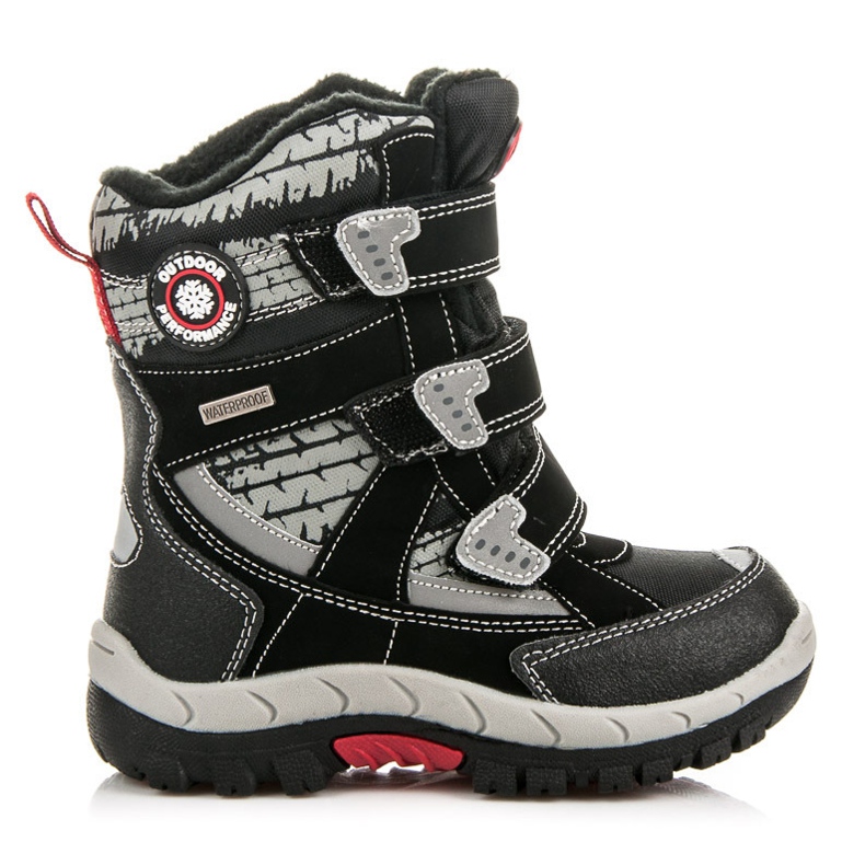 American Club Saappaat poikalle musta