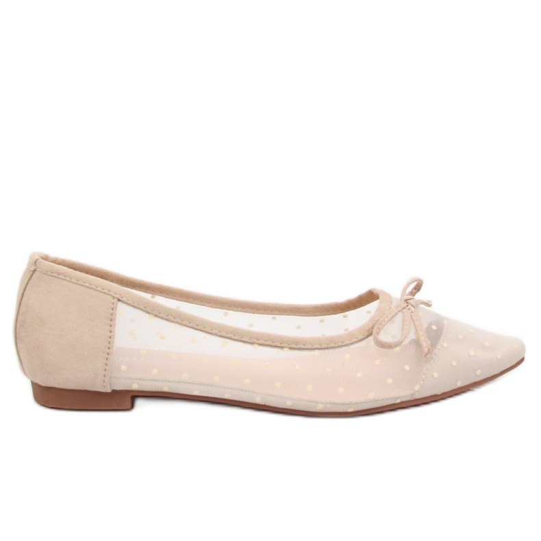 Naisten beige ballerinat LT119P Beige