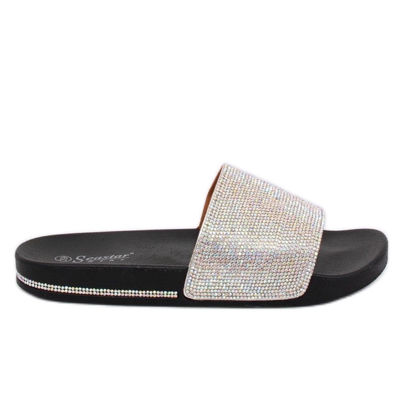 Musta BG21P Mustat tossut, joissa kuutio zirkonia