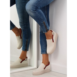 Beige Slip-on tennarit 107-40 Beige II-GAT
