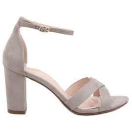Sandaalit harmaalla pylväällä NF-40P Harmaa Sandaalit harmaalla pylväällä NF-40P Harmaa