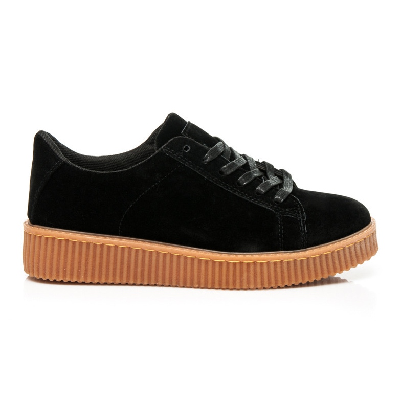 Rihanna Style Creepers musta