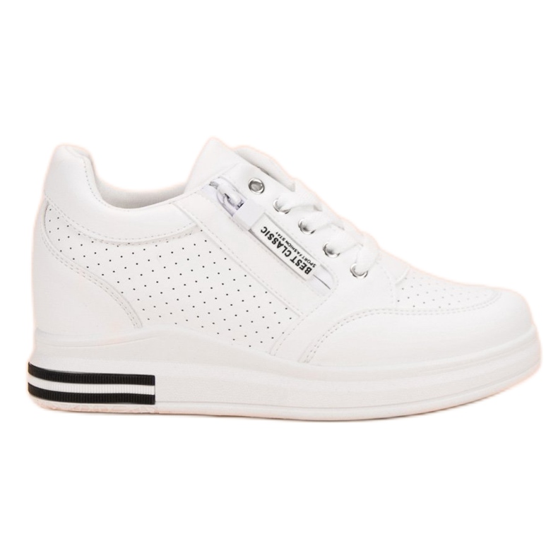 Muodikkaat valkoiset lenkkarit valkoinen