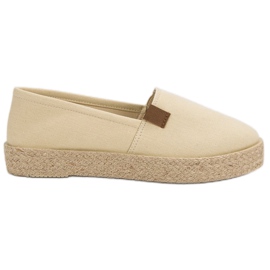 Beige Espadrilles Slip On