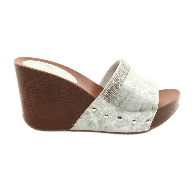 M.Daszyński Daszyński AM43 kiilatossut, joissa on kuutiometriä zirkonia harmaa