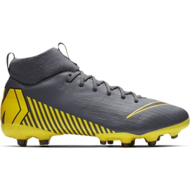 Nike Mercurial Superfly 6 Academy Mg Jr AH7337-070 jalkapallokengät monivärinen harmaa