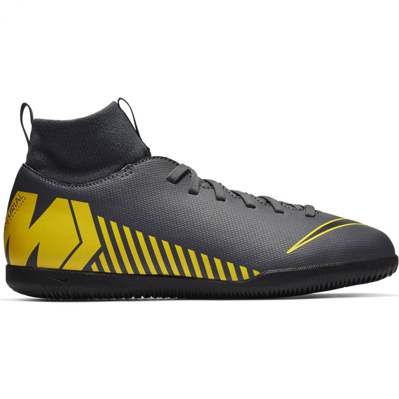 Sisäkengät Nike Mercurial Superfly X 6 Club Ic Jr AH7346-070 musta harmaa