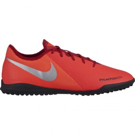 Jalkapallokengät Nike Phantom Vsn Academy Tf M AO3223-600 punainen monivärinen
