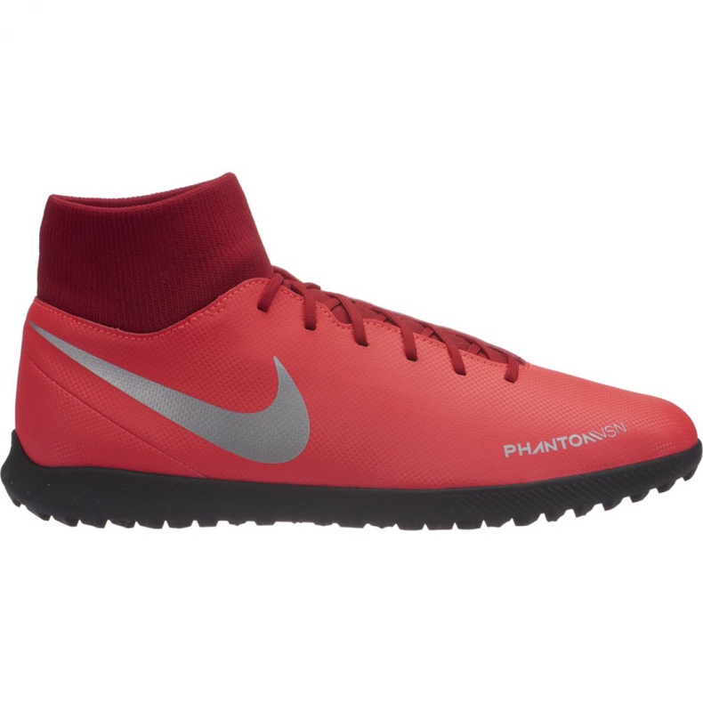 Nike Phantom Vsn Club Df Tf M AO3273-600 jalkapallokengät monivärinen punainen