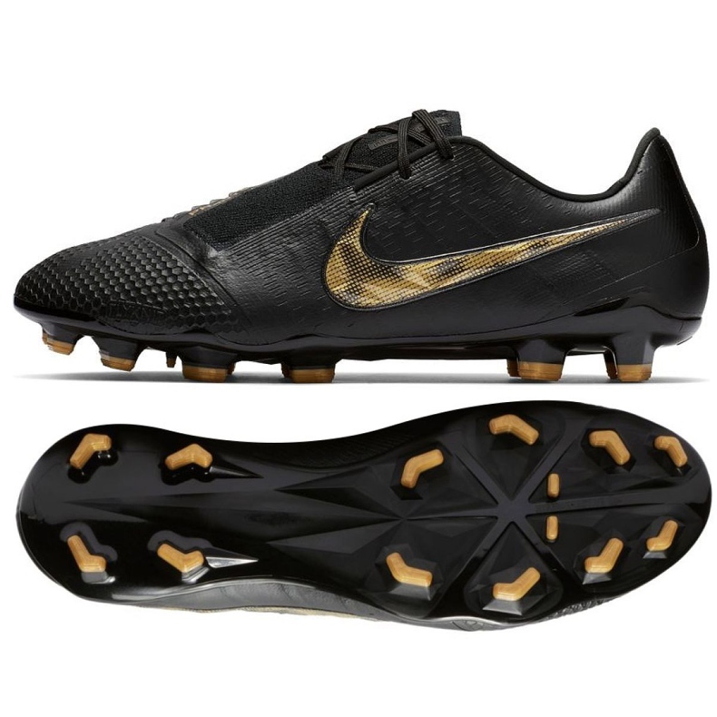 Nike Phantom Venom Elite Fg M AO7540-077 jalkapallokengät musta musta