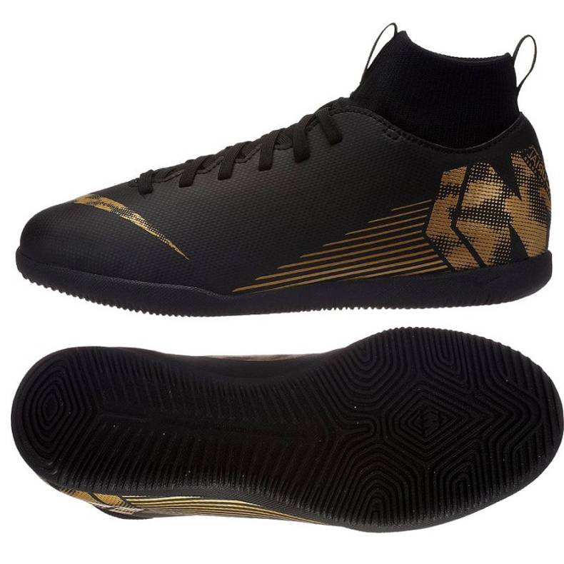 Sisäkengät Nike Mercurial SuperflyX 6 Club Ic Jr AH7346-077 musta musta